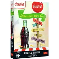 Coca-Cola, wohin du auch gehst, 1000-teiliges Premium Plus Qualitäts-Puzzle – Trefl