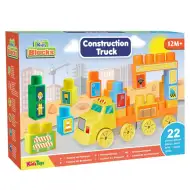 Construction Truck Baustein-Set mit 22 Teilen