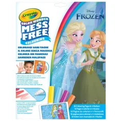 Crayola Color Wonder: Die Eiskönigin – schmierenfreies Ausmalset in Mappe
