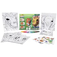 Crayola: POPs 3D-Beschäftigungs-Malbuch Megaset - Dschungel