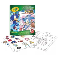 Crayola: Sonic, der Igel – Ausmalbuch mit Aufklebern