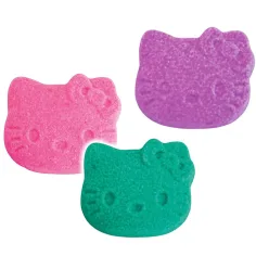 Craze Inkee: Vegane Badebombenformen – Hello Kitty mit Zuckerwatte-Duft, 3er-Pack Bild 2
