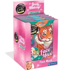 Crazy Chic: Beauty-Gesichtsmaske mit Tiermotiven, verschiedene Ausführungen, 1 Stück - Clementoni