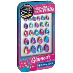 Crazy Chic: Glamour selbstklebendes Kunstnagel-Set 1 Stück - Clementoni Bild 2