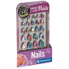 Crazy Chic: Selbstklebendes Schmetterlings-Kunstnagelset 1 Stk. - Clementoni Bild 2