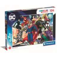 DC Comics: Die Gerechtigkeitsliga Collage 104-teiliges Puzzle - Clementoni