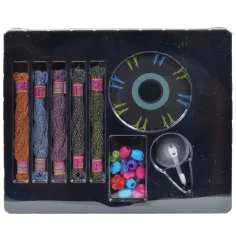 DIY Mach dein eigenes Armband Bastelset mit bunten Fäden und Perlen Bild 2