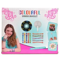 DIY Mach dein eigenes Armband Bastelset mit bunten Fäden und Perlen Bild 3