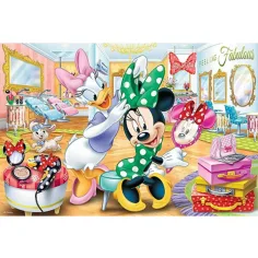 Daisy und Minnie im Schönheitssalon Puzzle 100 Teile - Trefl Bild 2