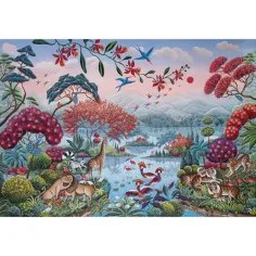 Das friedliche Dschungel HQC Puzzle 2000 Teile - Clementoni Bild 2