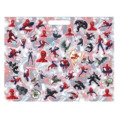 Der erstaunliche Spider-Man Malset mit Aufklebern und 3 Wachsmalstiften Bild 3