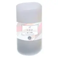 Dekor weiße LED-Kerze 7,5x15cm