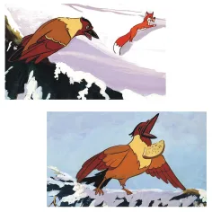 Der Rabe und der Fuchs Diafilm Bild 2