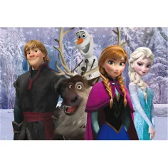 Die Eiskönigin – Die Kraft der Freundschaft 2-in-1-Puzzle und Ausmalbild, 108 Teile, 50 x 35 cm – Lisciani Bild 2