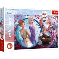 Die Eiskönigin 2: Abenteuer der Schwestern 160-teilige Puzzle - Trefl