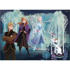 Die Eiskönigin 2-in-1 Puzzle und Malset, 24 Teile, 35x25 cm – Lisciani Bild 2