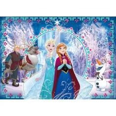 Die Eiskönigin 2-in-1 Puzzle und Malset mit 250 Teilen, 50x35cm – Lisciani Bild 2