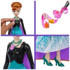 Die Eiskönigin: Kristallüberraschung – Anna-Puppe – Mattel Bild 2