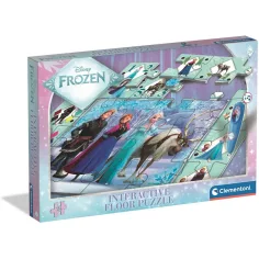 Die Eiskönigin interaktives 24-teiliges Bodenpuzzle - Clementoni