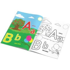 The Littlies: ABC Malbuch 24 Seiten mit 50 Aufklebern A4 Bild 2