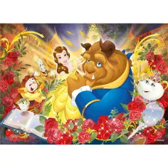 Die Schöne und das Biest 2-in-1 Puzzle und Malset mit 108 Teilen, 50x35 cm – Lisciani Bild 2