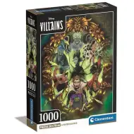 Disney+ - Bösewichte 1000-teilige Puzzle mit Poster - Clementoni