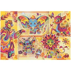 Disney+ - Klassische Charaktere 1000-teilige Puzzle mit Poster - Clementoni Bild 2