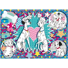 Disney 101 Dalmatiner 2-in-1 24-teiliges Puzzle und Malset 35x25cm - Lisciani Bild 2