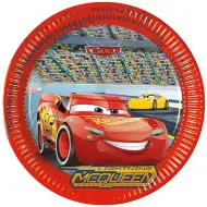 Disney+Cars 3 Pappteller 8er-Set 23cm