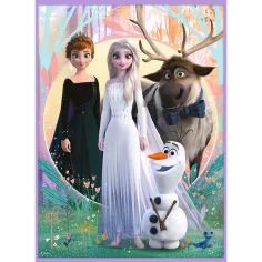 Disney: Die Eiskönigin 2 - Prinzessinnen in ihrem Land Puzzle und Memokarten 2-in-1-Set - Trefl Bild 2