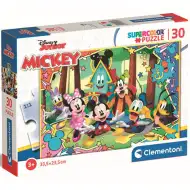 Disney+Junior: Micky Maus und seine Freunde Supercolor Puzzle 30-teilig - Clementoni