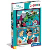 Disney+Klassiker+2x60+Supercolor+Puzzle+-+Clementoni