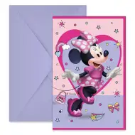 Disney+Minnie-Maus-Party-Einladung 6er-Set
