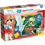 Disney Pinocchio 2-in-1 Maxi 24-teiliges Puzzle und Malset 70x50 cm – Lisciani
