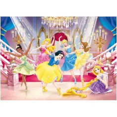 Disney-Prinzessinnen 2-in-1-Puzzle mit 250 Teilen und Ausmalbild 50 × 35 cm – Lisciani Bild 3