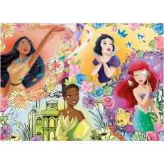 Disney Prinzessinnen 2-in-1-Puzzle und Ausmalbild, 24-teilig, 35 x 25 cm – Lisciani Bild 2
