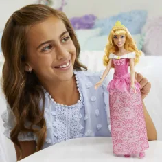 Disney Prinzessinnen: Glitzernde Dornröschen Prinzessin Puppe - Mattel Bild 4