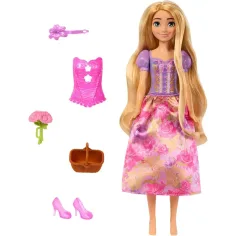 Disney Prinzessinnen: Magische Überraschung Rapunzel Puppe - Mattel Bild 3