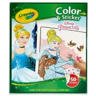 Disney Prinzessinnen: Malbuch mit Aufklebern - Crayola