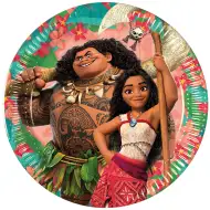 Disney+Prinzessinnen Vaiana 2 Pappteller 8er-Set 20cm