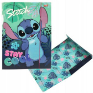 Disney Stitch „Stay Cool“ Gummizugmappe, A4-Format