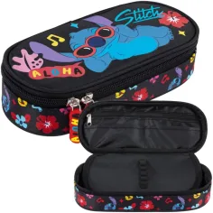Disney Stitch Aloha schwarzes ovales Federmäppchen PC01 23 x 9,5 x 6 cm Bild 3