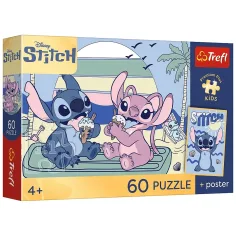 Disney Stitch Eis-Spaß, 60-teiliges Puzzle - Trefl