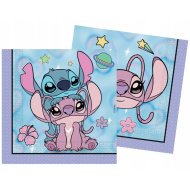 Disney Stitch und Angel – Packung mit 20 zweilagigen Papierservietten.