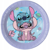 Disney Stitch und Angel Pappteller, 8er-Set, 20 cm