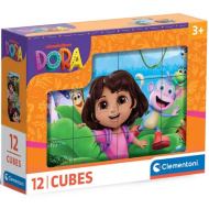 Dora die Entdeckerin 12-tlg. Märchenwürfel - Clementoni