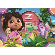 Dora die Entdeckerin 2x20-teiliges Supercolor Puzzle – Clementoni Bild 2