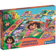 Dora die Entdeckerin interaktives 24-teiliges Bodenpuzzle - Clementoni