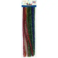 Draht-Metall-Chenille in 5 Farben, 30 cm, 20 Stück