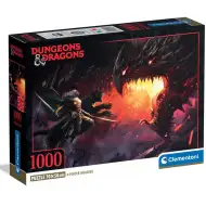 Dungeons &amp; Dragons – Drachenkampf 1000-teiliges Puzzle mit Poster - Clementoni